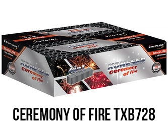 KONESER Ceremony of Fire 4in1 TXB728 - 276 strzałów 1"/1.2" F3