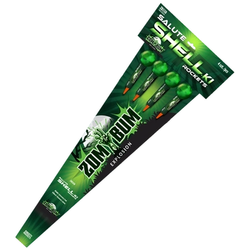 Zestaw rakiet Shell-ki Rockets ZomBum Explosion ZB550 - 4 sztuki