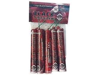 Petardy czarnoprochowe Black Thunder PXP205 - 5 sztuk